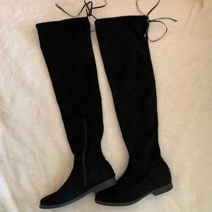 Suede Over the Knee Boots
